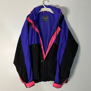 Primark VINTAGE 90s Style Windbreaker Jacket with Hood / Mens XS